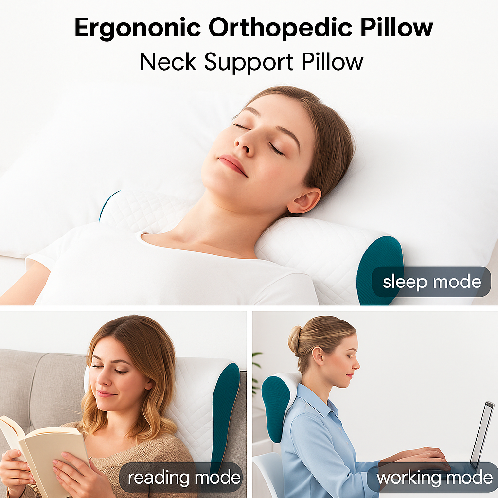 Ergononic Orthopedic Pillow neck support