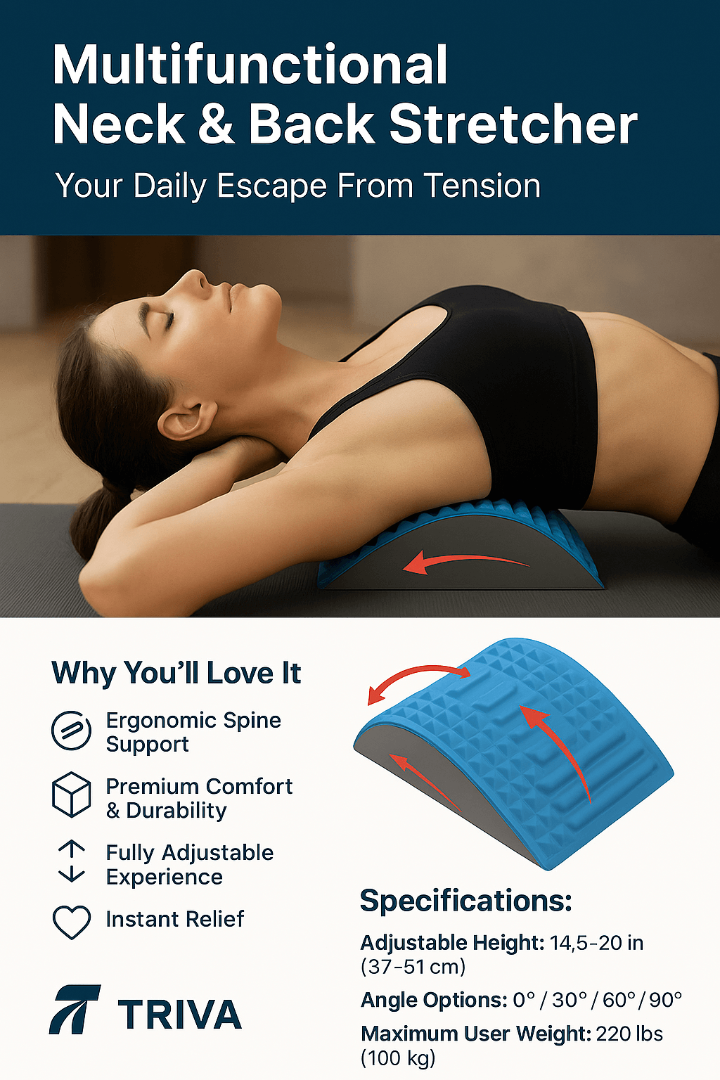 Multifunctional Neck & Back Stretcher