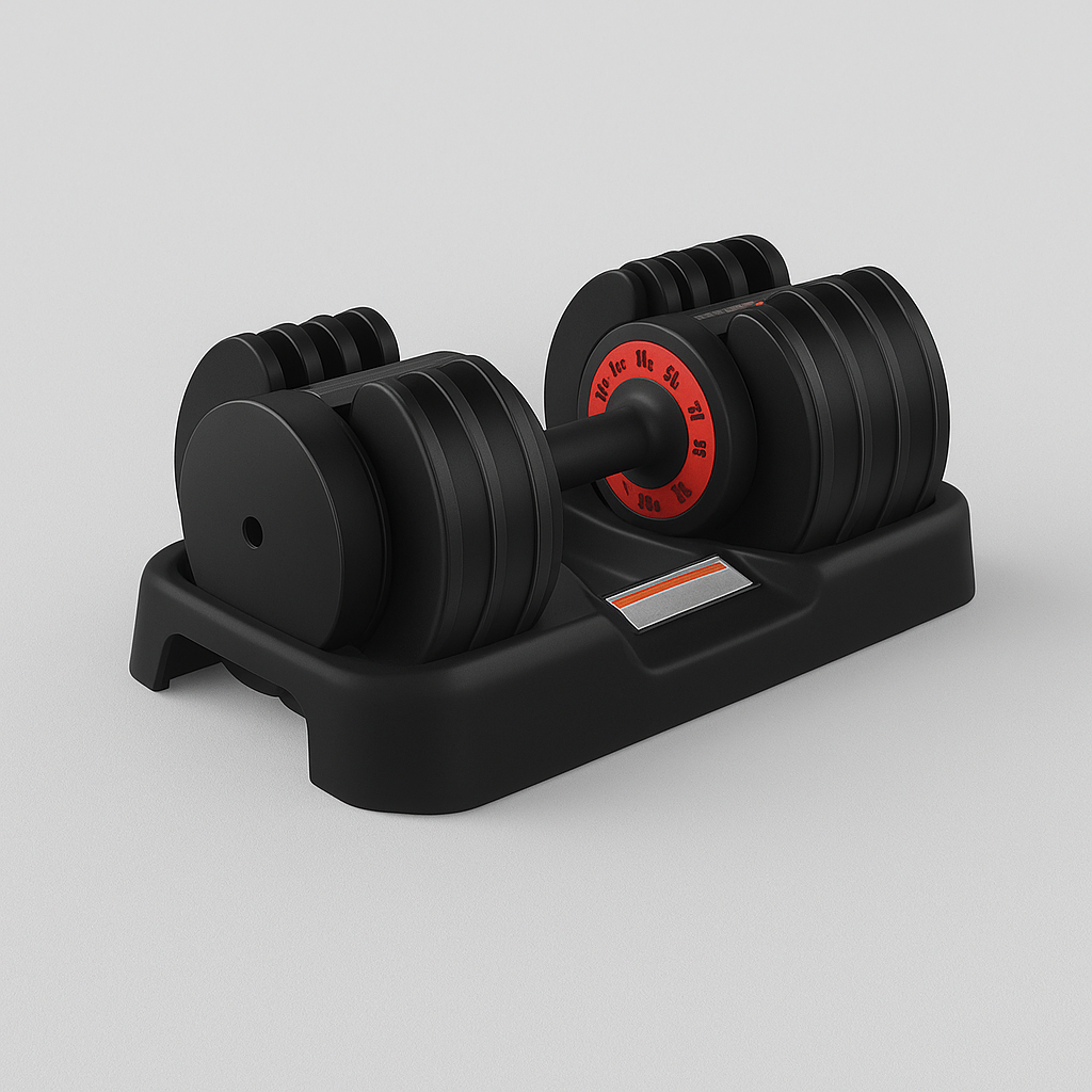 Free Weights Set Dumbells Adjustable Weight Plates