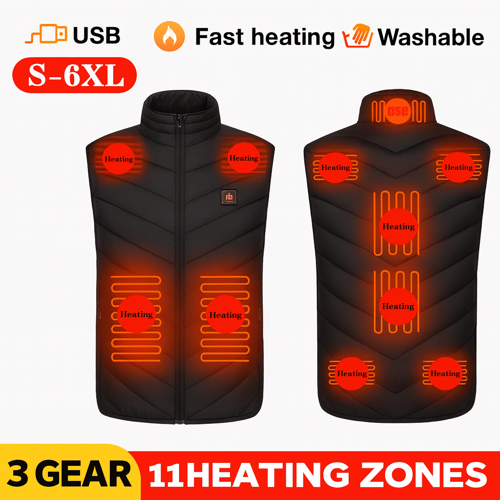 Unisex Warming Heated Vest