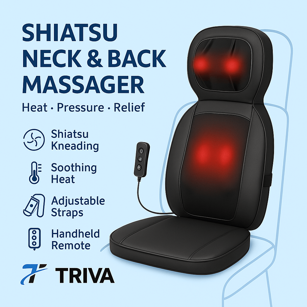 Shiatsu Neck Back Massager with Heat