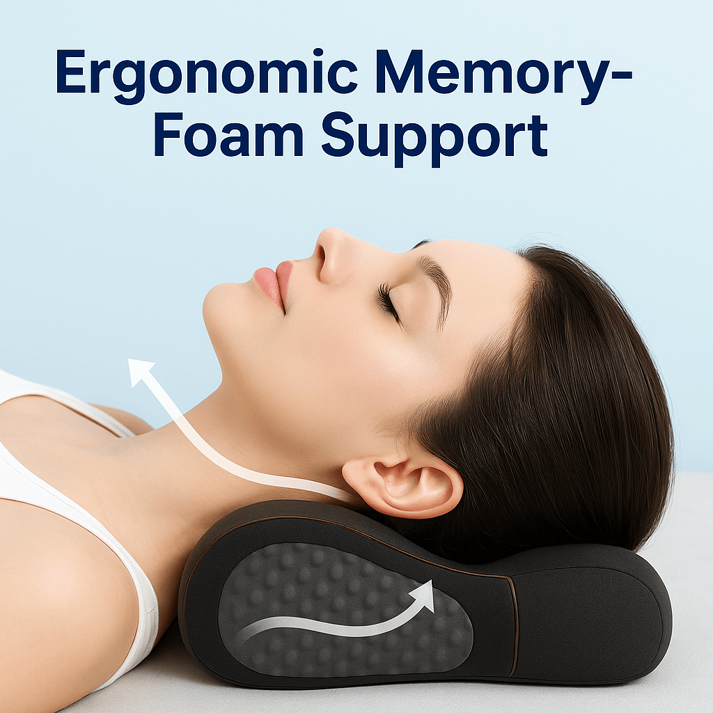 Electric Vibration Massager Cervical Pillow