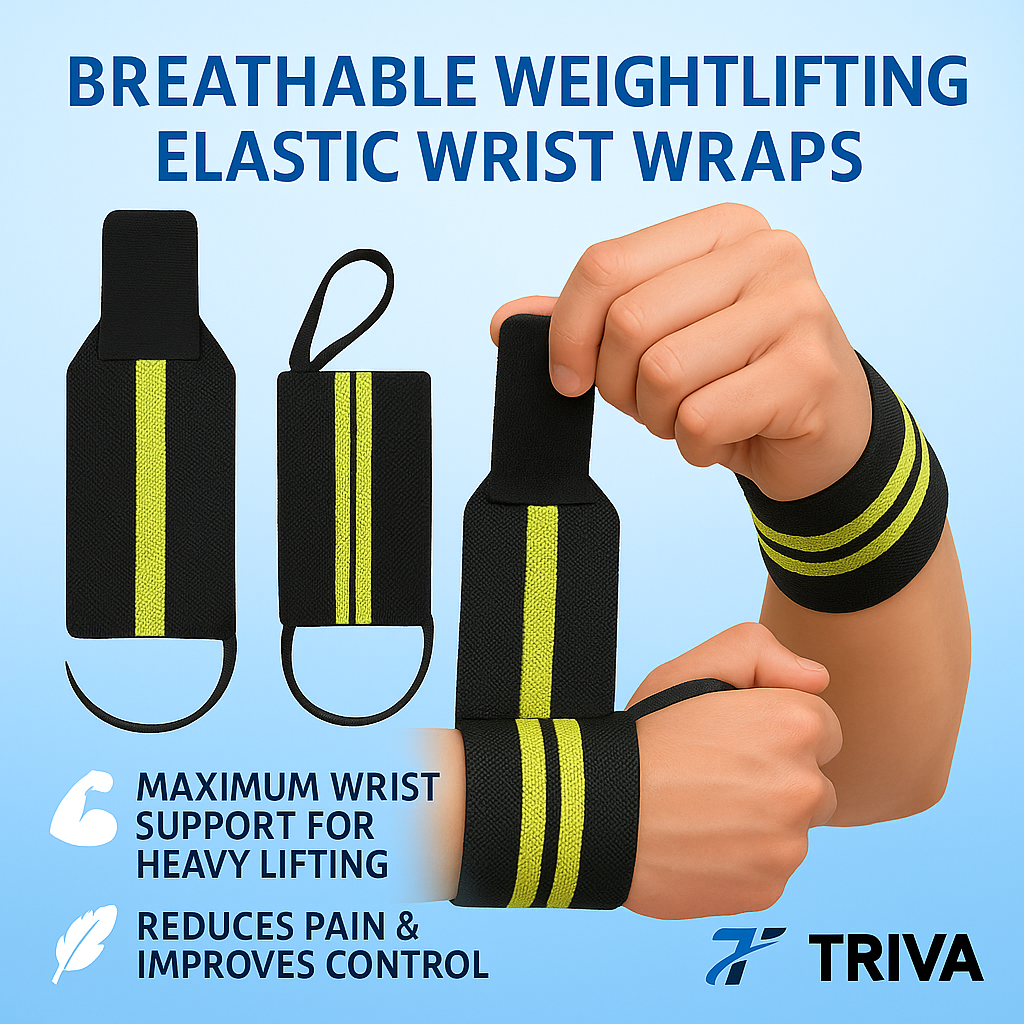 Breathable  Weightlifting Elastic Wrist Wraps