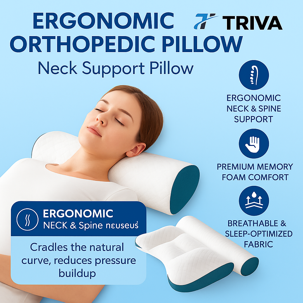 Ergonomic  Orthopedic Pillow Neck Support Pillow