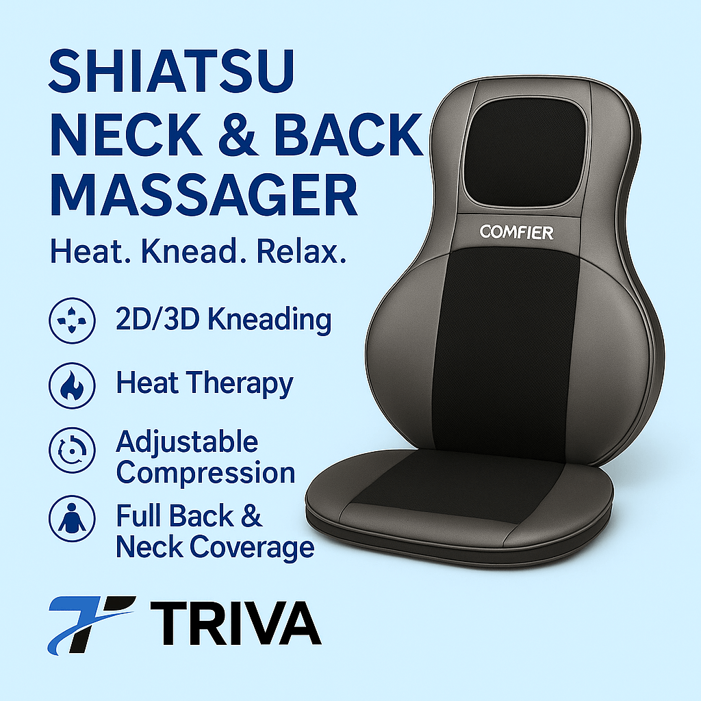 Shiatsu Neck Back Massager with Heat